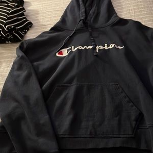 champion pullover hoodie ! L ! navy blue